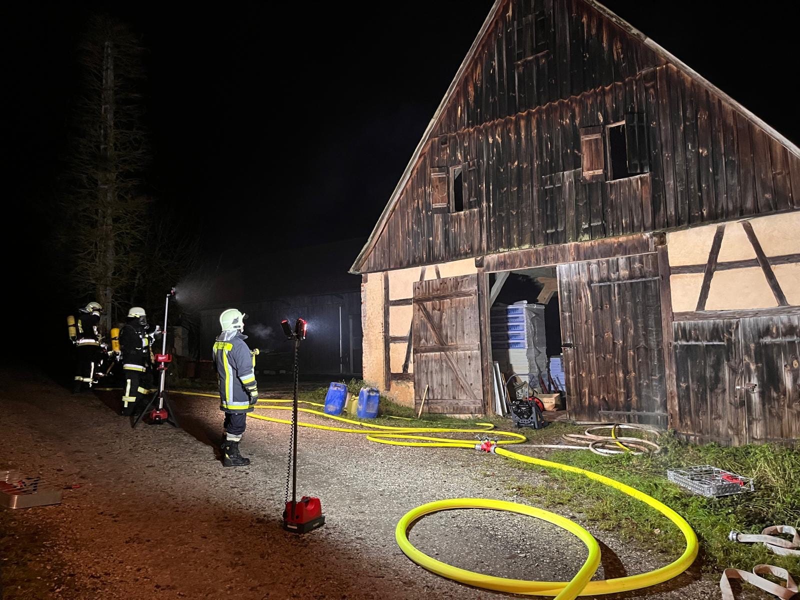 Zugübung Brandeinsatz am 10.12.2024 in Betzenstein